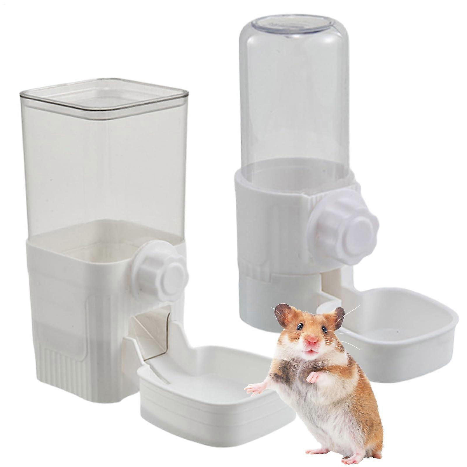 Bird Water Dispenser and Parakeet Feeder with Large Capacity Gravity Feed for Parrot Cage Outdoor