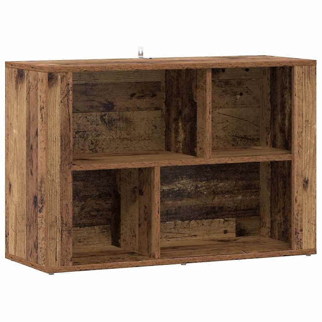 vidaXL Dressoir met plank met opslag Bewerkt hout Sideboard Opslag Rustiek