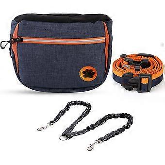 ING Dog Treat Bag - Storage Bag for Treats, Dog Training Bag - Blue