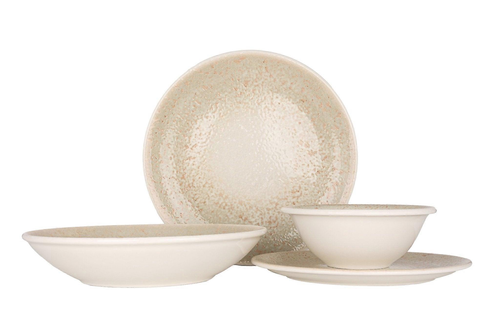 By Bone Dinnerware Set (Large) - Natura - 24 pieces - 6 persons - Porcelain