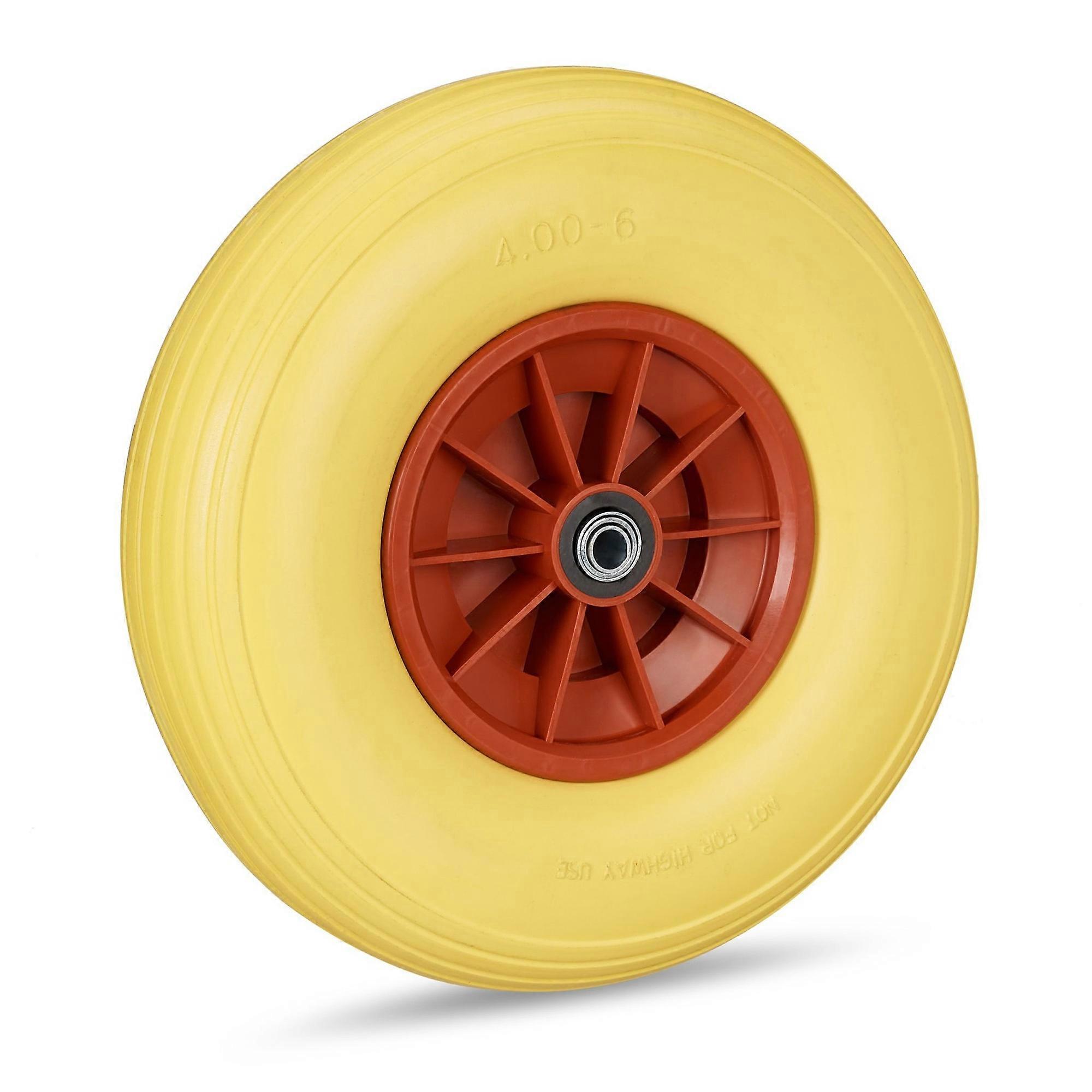 Wheelbarrow wheels solid rubber 4.00-6