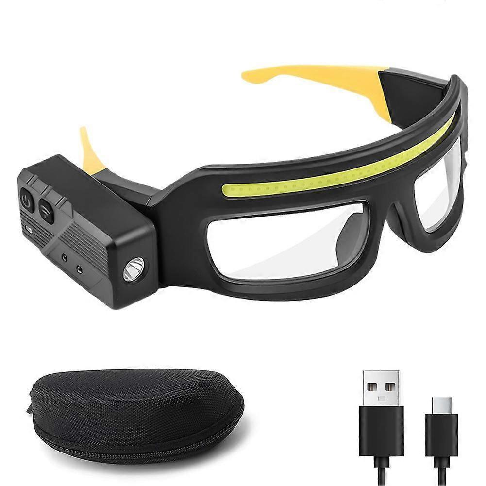 Multi Functional Night Lamp TYPE-C Charging Warning Headlight