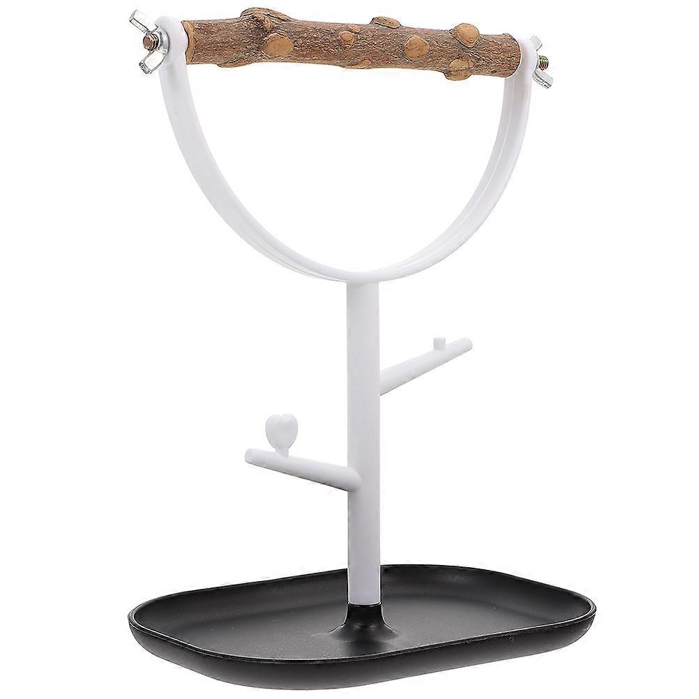 Parrot Perch Stand Black Durable Parrot Training Stand for Pets