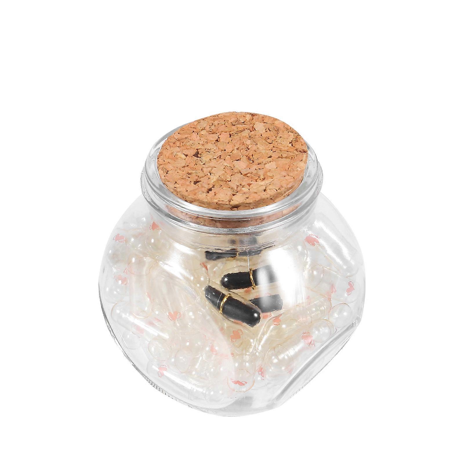 Gift Wishing Bottle with Letters for Decoration 1Set