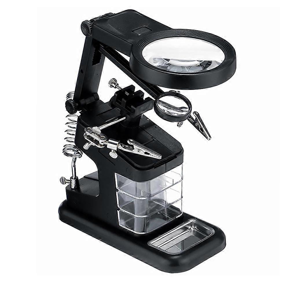 Desktop Magnifier Station Outdoor LED Magnifier for Welding