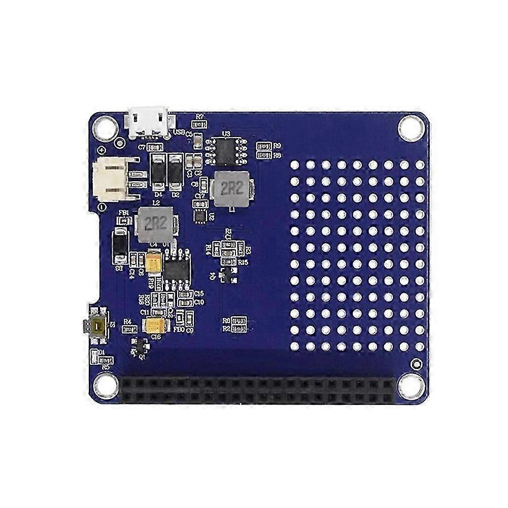 For Raspberry Pi 4/5 UPS Extension Board Uninterruptible Power Supply HAT Lithium Battery Module Without Battery