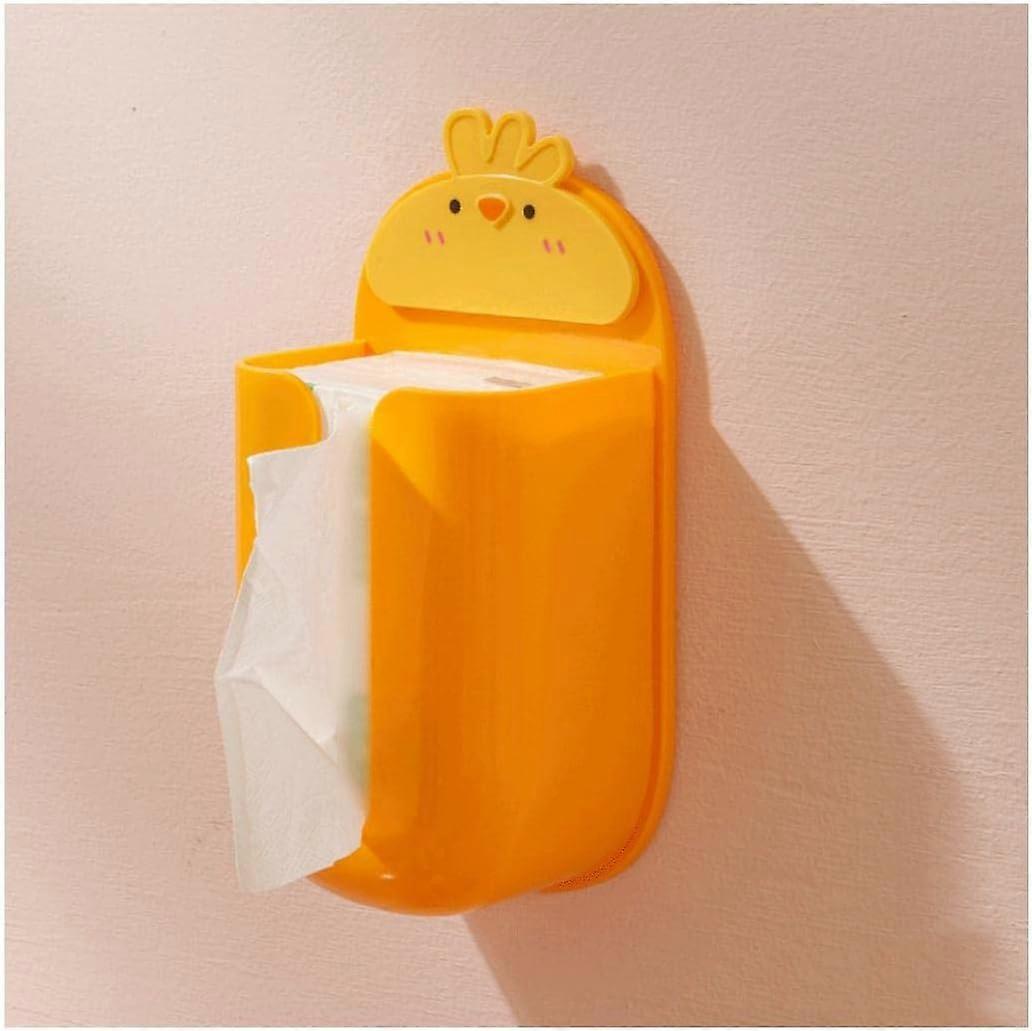 Exquisite wall-mounted tissue box, rectangular plastic lid