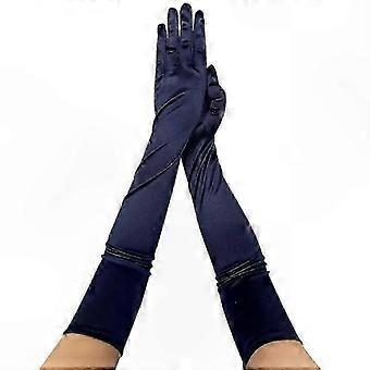 Vintage Full Finger Evening Gloves for Women Bridal Dinner Party Accessory