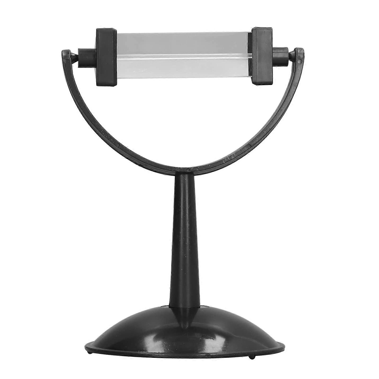 Optical Glass Triangular Prism with Stand for Light Spectrum Photography Physics Teaching Tool