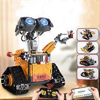 Ten zestaw do budowy robota 5 w 1 zawiera 672 części i można nim sterować za pomocą aplikacji i pilota. To programowalna zabawka edukacyjna STEM.