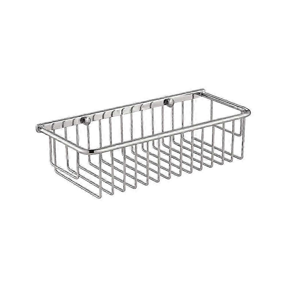 Rectangle Chrome Shower Caddy for Bathroom Wall Mounted Euro