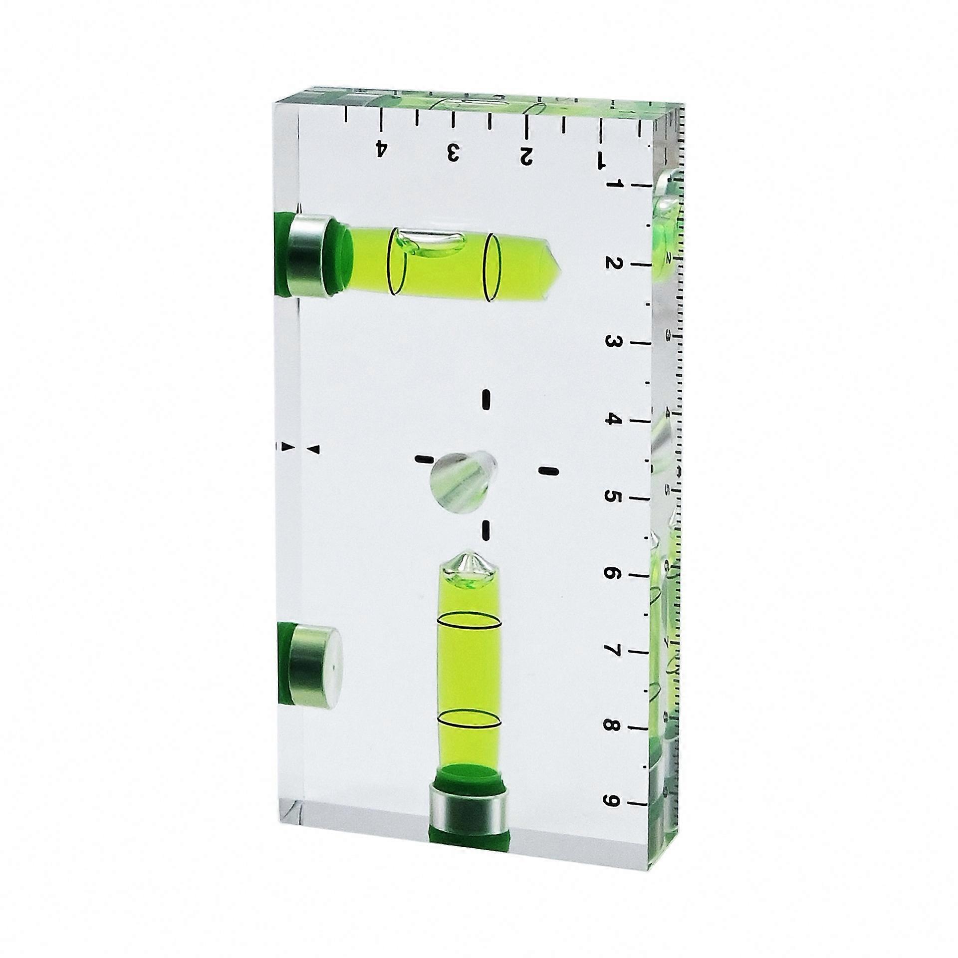 Precision Mini Dual-Sided Clear Magnetic Bubble Level Tool