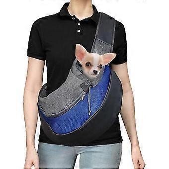 Transport bag compatible with dogs cats pet dog bag shoulder bag compatible with transporter small animal linen bags (large)