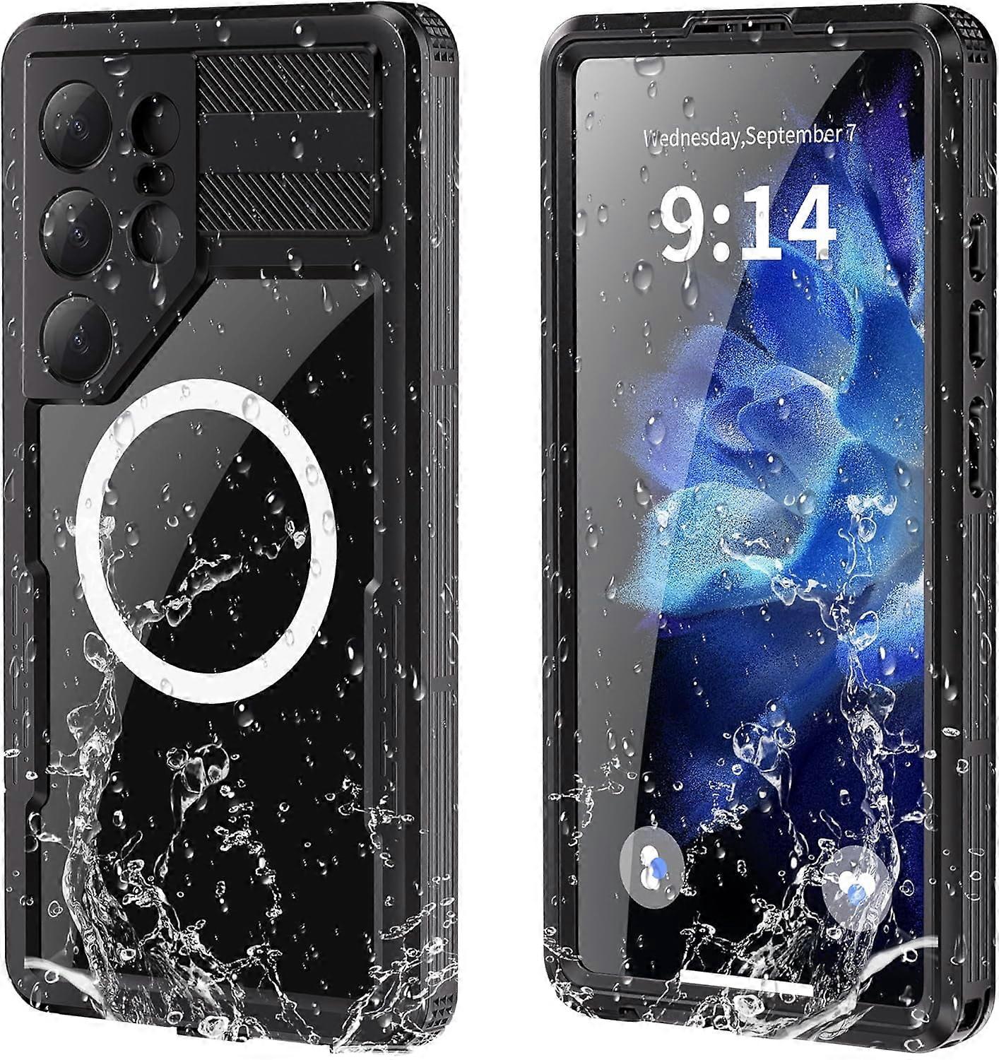 Shockproof Waterproof Case Compatible with Samsung Galaxy S25 Ultra