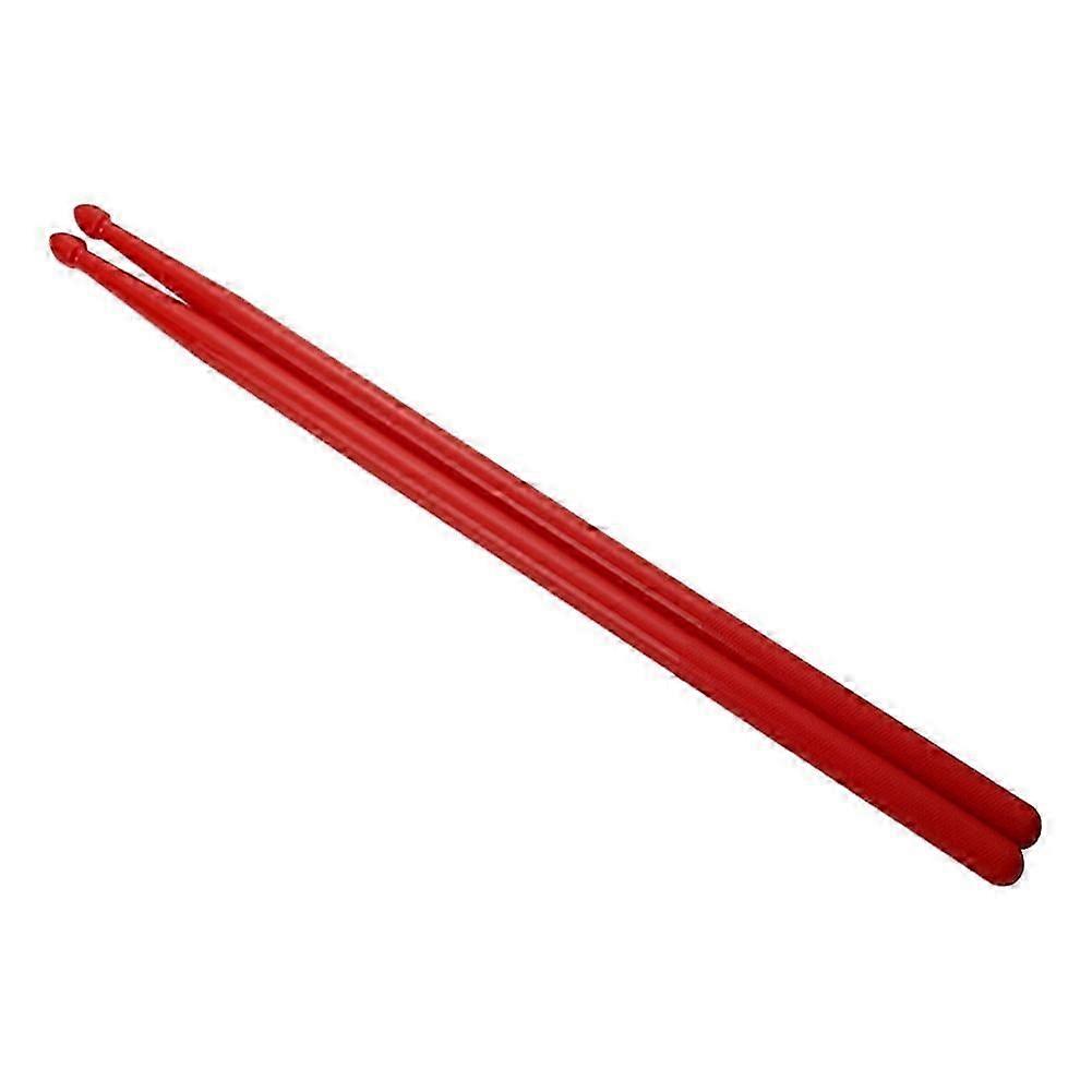 Red Nylon Luminous Beginner Drums and Nylon Drumsticks