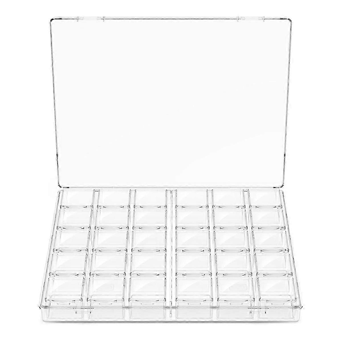 30 Compartment Stackable Storage Boxes with Lids, Mini Containers
