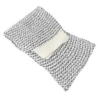 Warmer Schal aus Seepferdchenhaar, langer Mohair-Schal