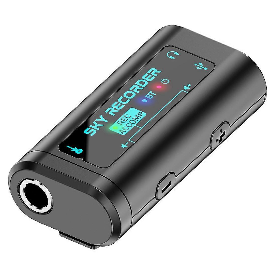 Portable HD Audio Interface - USB-C Multi-System Compatible for Guitar Recording & Streaming
