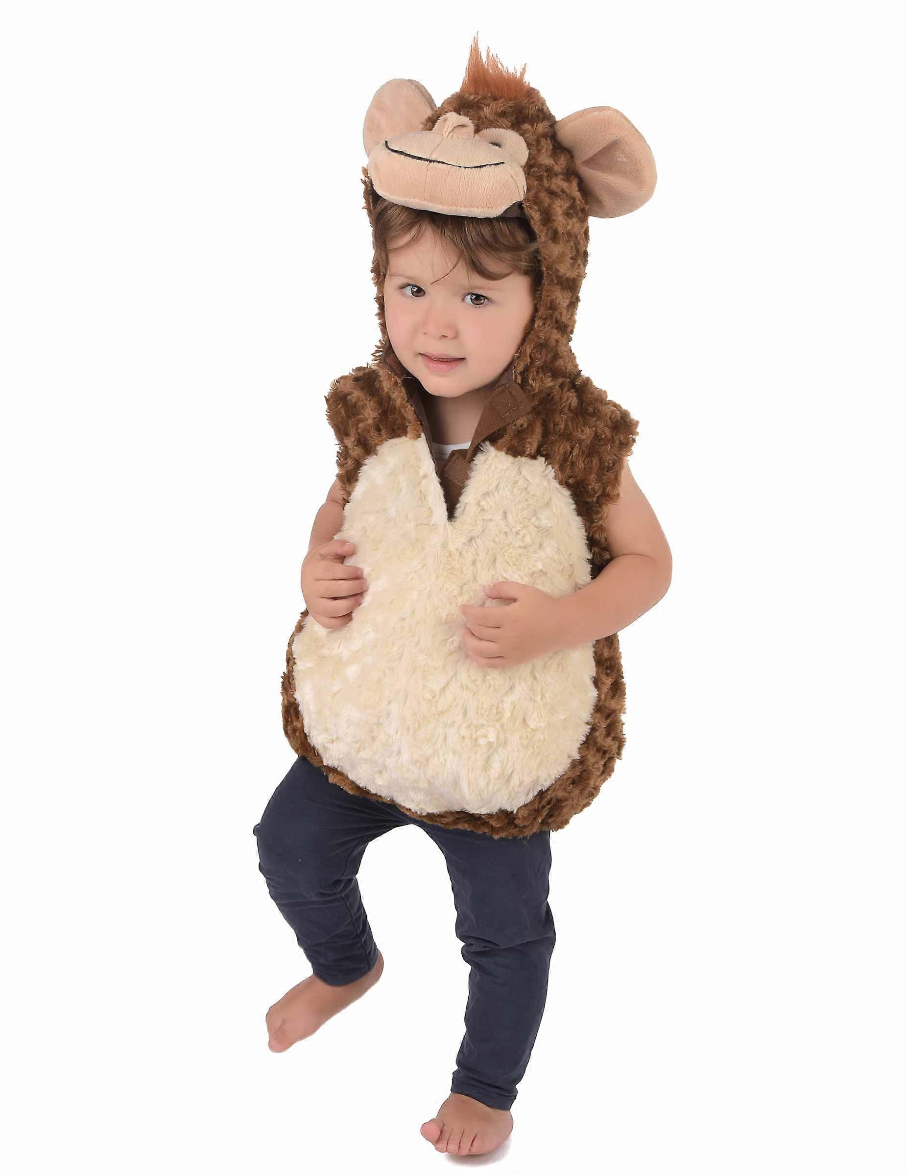 Children's plush monkey costume