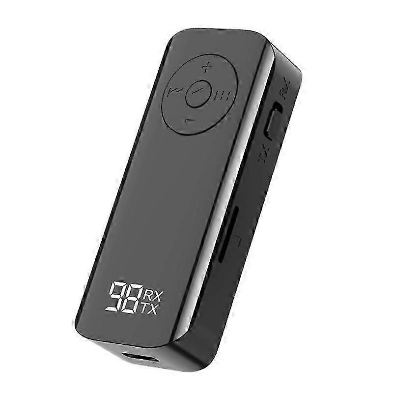 Bluetooth-compatible 5.3 Receiver Transmitters 2in1 Wireless Adapters 3.5mm Car