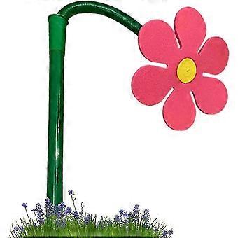Garden Sprinkler, Flower Crazy Daisy Sprinkler Garden Sprinkler Dancing Flower Sprinklers For Yard Watering Kids Playin Red.