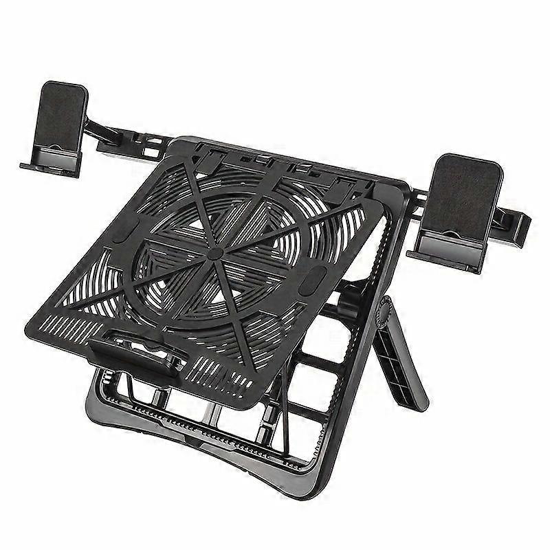 Multi-Functional Foldable Laptop Stand with 4 Usage Modes, Adjustable Tablet Stand, Desktop Office Riser and Vertical Holder, Includes 2 Phone Stands