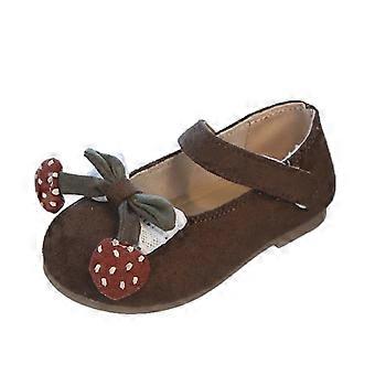 Baby Girls Leather Shoes 2026 Spring Autumn Toddler School Dance Flats Soft Sole Chic Princess Party Dress Up