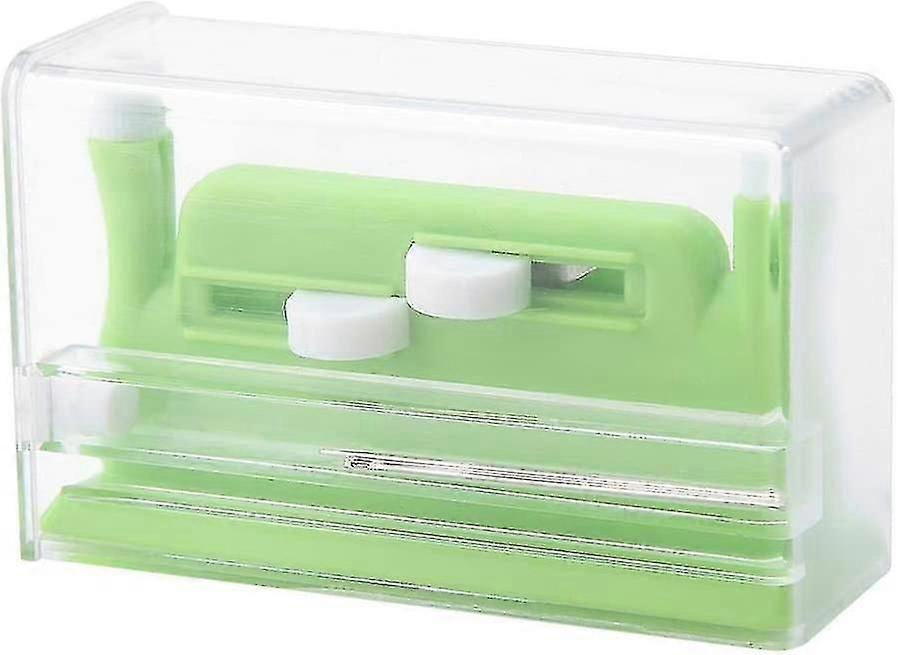 hand threading double needle threader threader inserter tool for sewing machine,green jskee