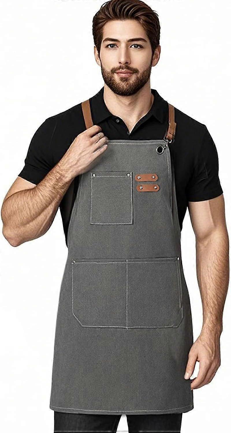 Apron with Pockets Waterproof Bibs