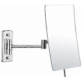 3x Magnifying Wall Mirror - Folding Extension - 360 Degree Rotating Magnifying Mirror - Bathroom Mirror with Drilling