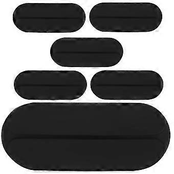 Shoulder Pads Mini Silicone Shoulder Enhancer for Women Use 6Pcs Black
