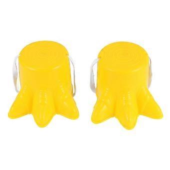 Kids Balance Toys Stilts Shoes for Balance Training 2Pcs Yellow