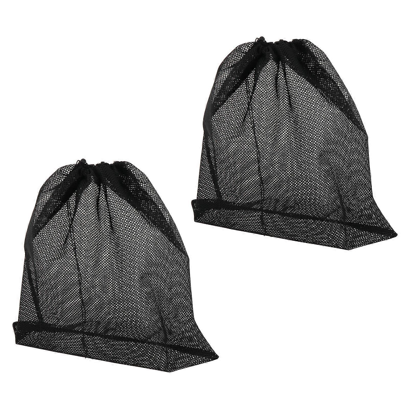 Water Pump Barrier Bag Filter Bag for Pump with Drawstring 2Pcs