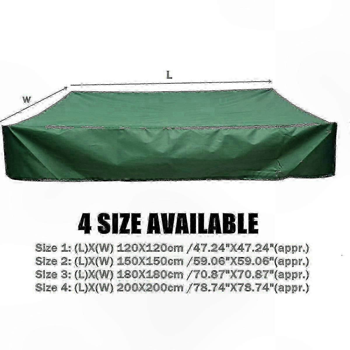 Drawstring Waterproof Sandpit Cover
