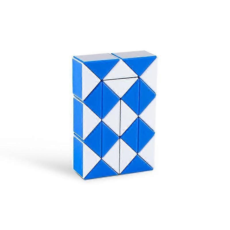 Barsinfi Magic Snake Ruler Cube Puzzle, Twist Folding Toy