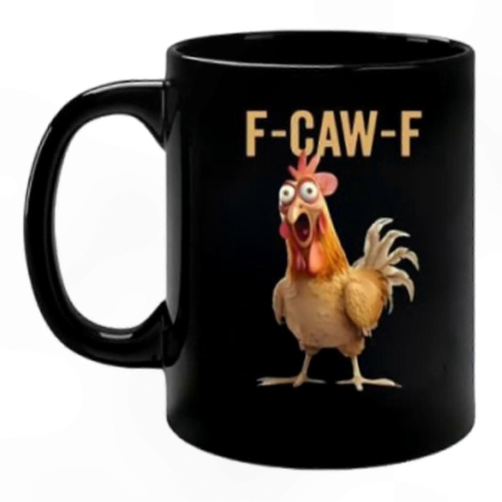 Novelty Rooster Design Ceramic Mug
