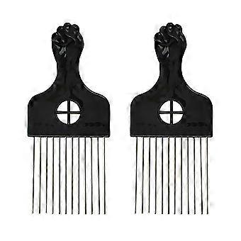 Steel Needle Combs Hair Styling Combs for 2Pcs Hair Salon Use