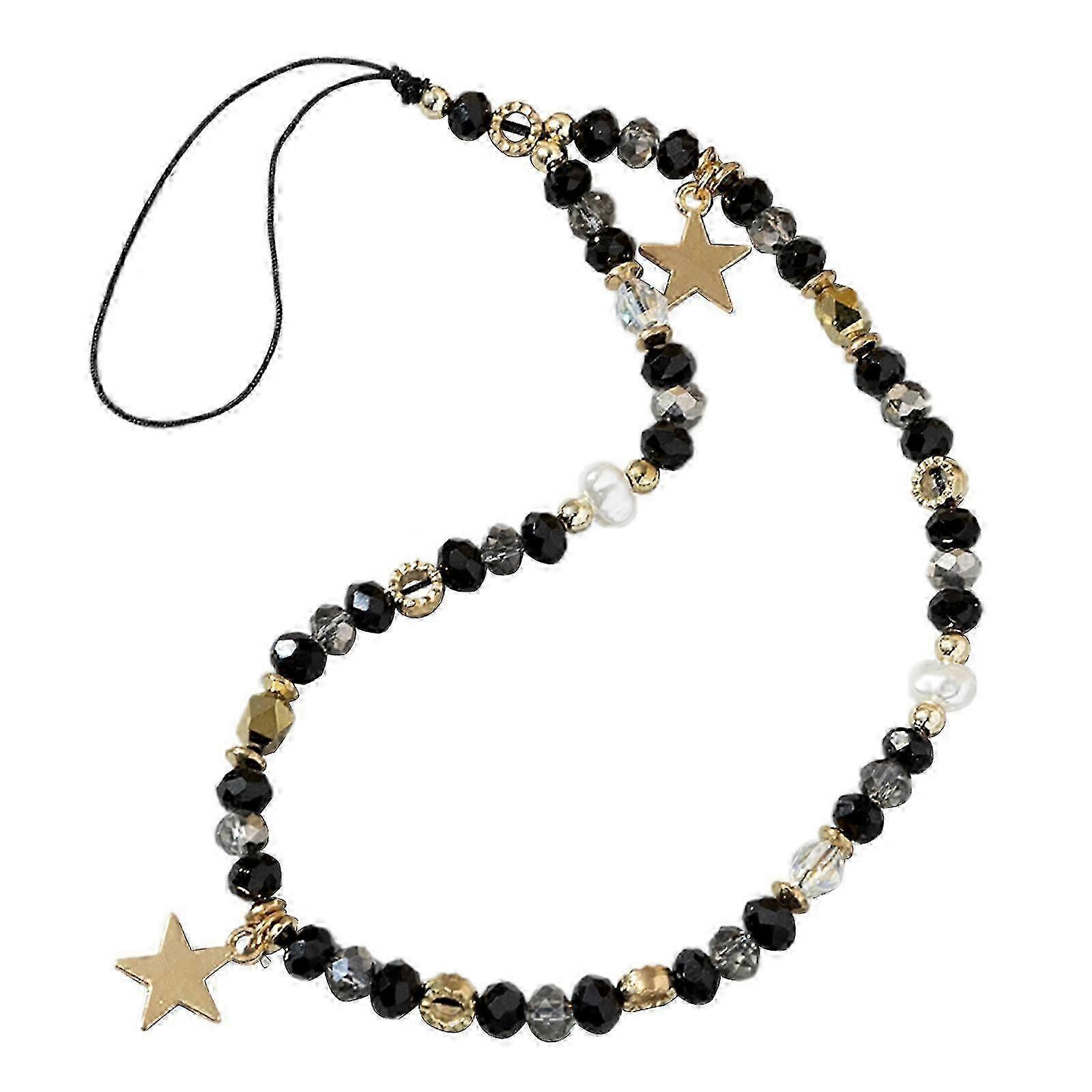 Crystal Star Beaded Phone Chain