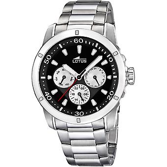 Lotus Quartz Analog Man Watch with L15810/3 Stainless Steel Bracelet