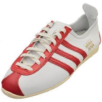 adidas Japan Unisex Casual Trainers in White Red