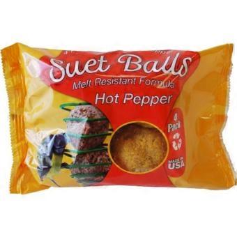 Suet Plus Wildlife Sciences Suet Balls, 4 Pack,Hot Pepper