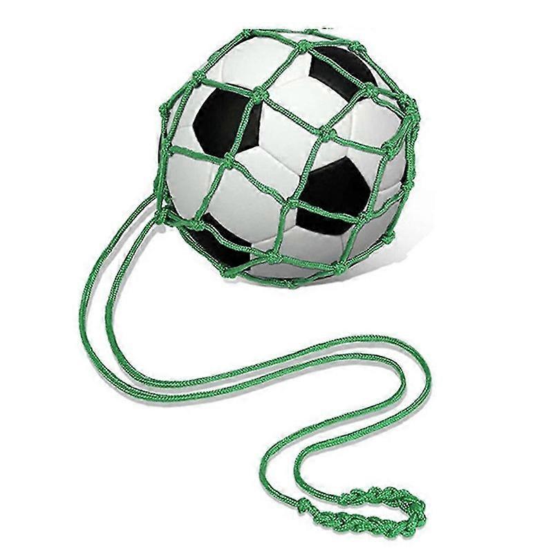 Portable Soccer Training Net Bag Green