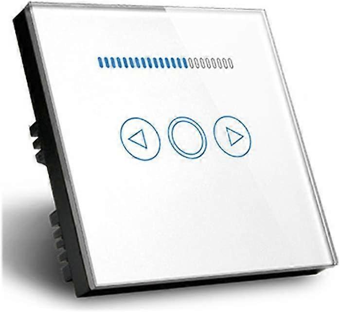 500w Led Touch Dimmer Switch Crystal Panel Led Light Switch White.