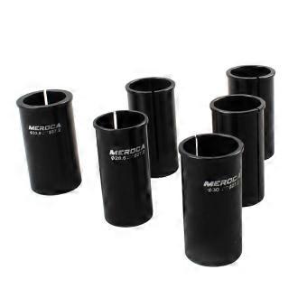 ZOOM Mechanical Suspension Bicycle Seatpost with Adjustable Firmness or Separate MEROCA Diameter Adapter Sleeve