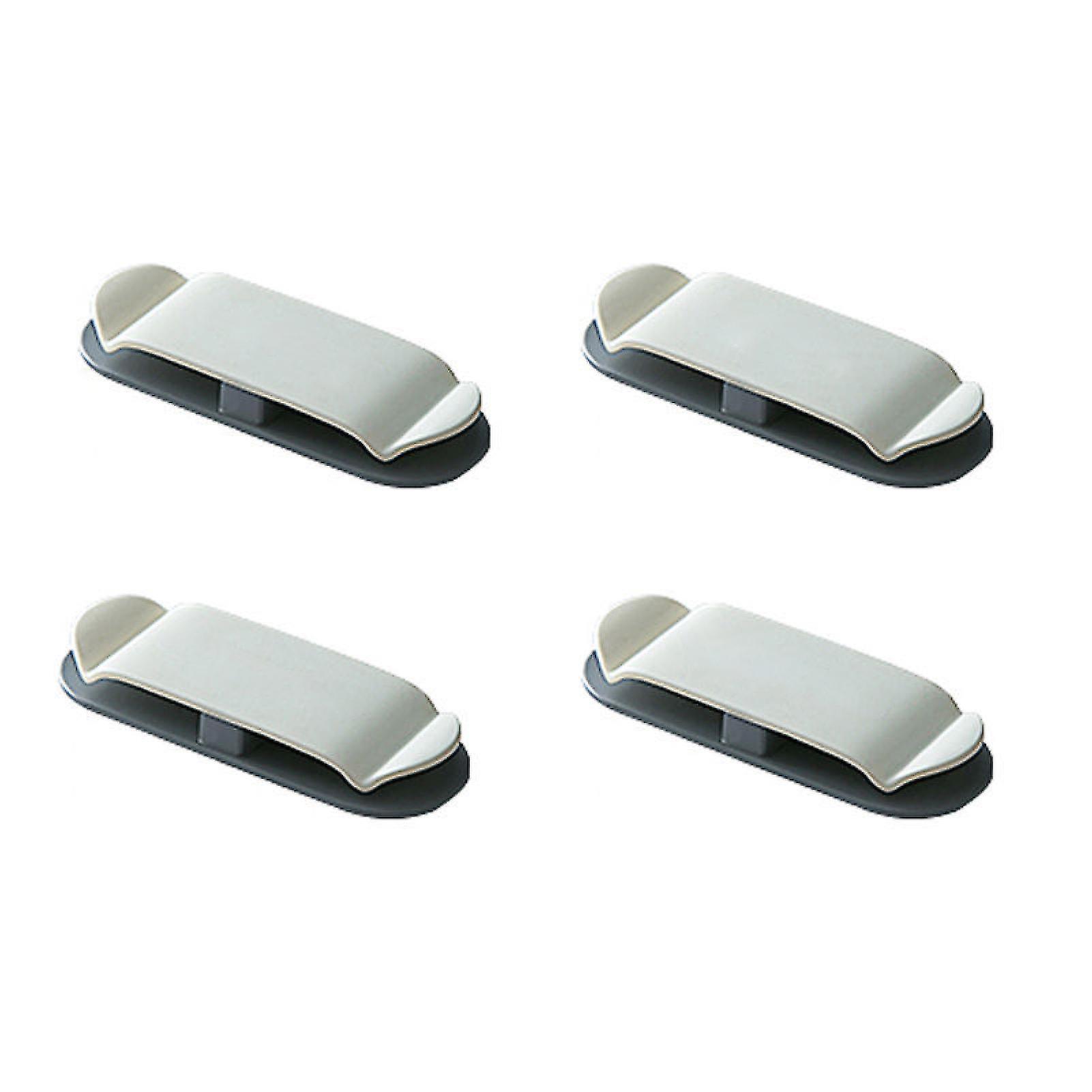 4pcs/set لكمة حرة الجدار جبل السلطة المكونات تخزين رف حامل الحبل المنظم