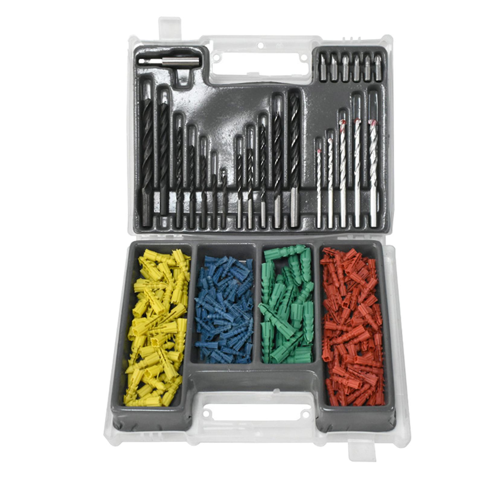 300 Pcs Drill Bit Set Practical Twist Drill Bits 3 Pointed Woodworking Drill Bit