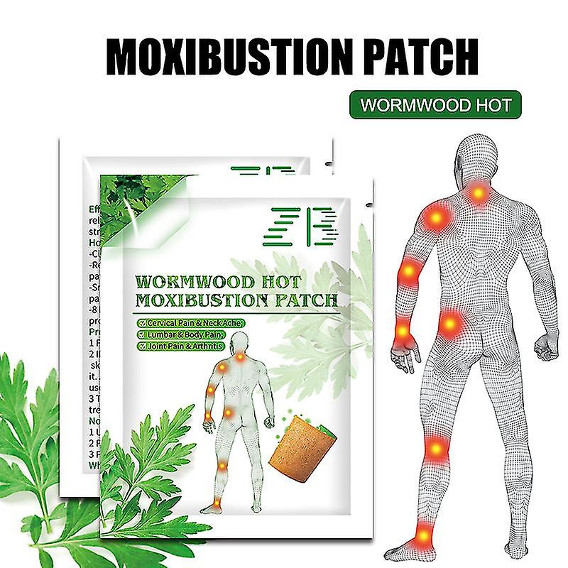 24pcs Wormwood Warm Moxibustion Medical Plaster Detox Patches Shoulder/neck/back
