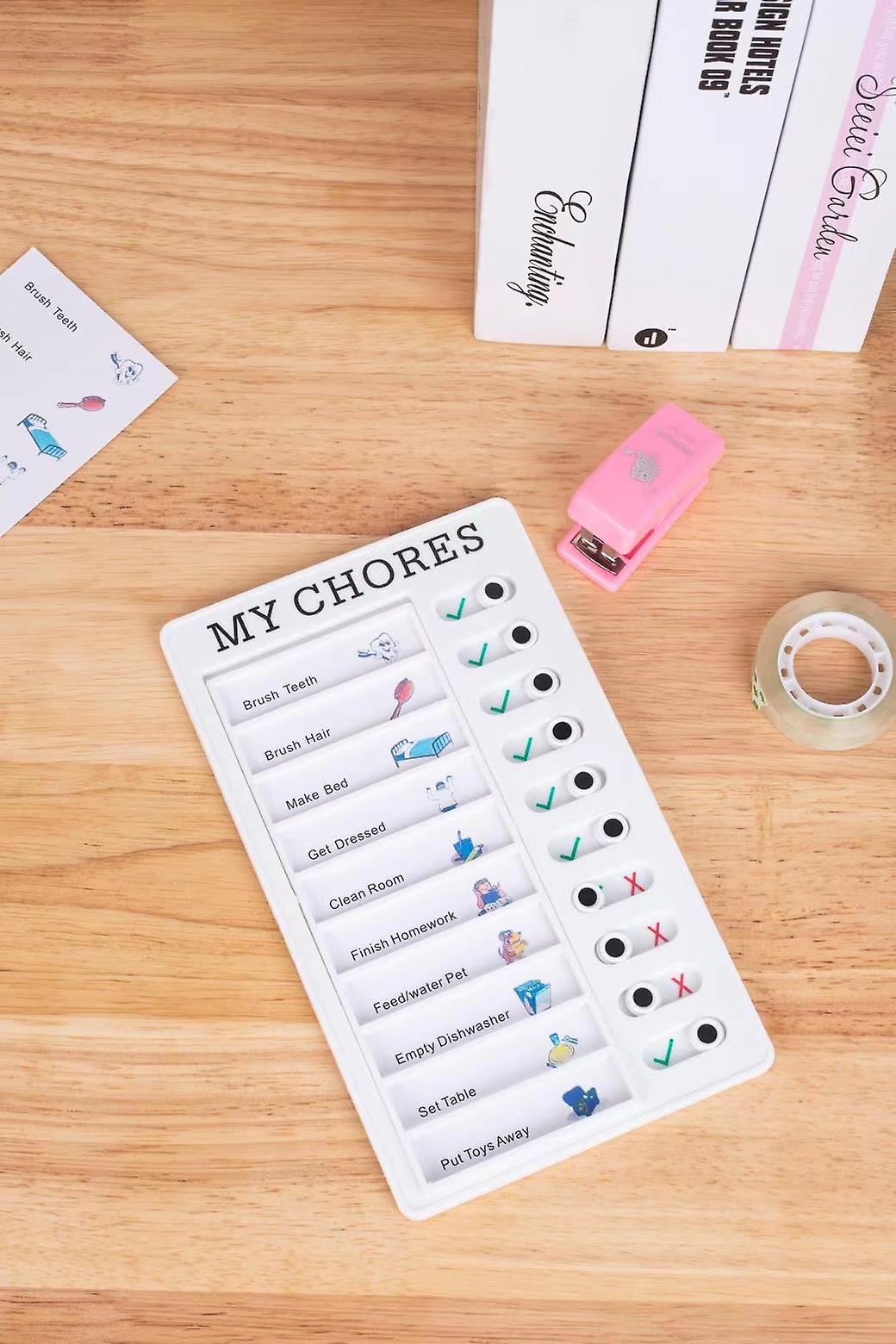RV Note Pad Children's Self-Discipline Clocker Student Message Checklist