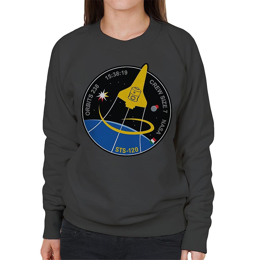 NASA STS 120 Shuttle Mission Imagery Patch Women's Sweatshirt