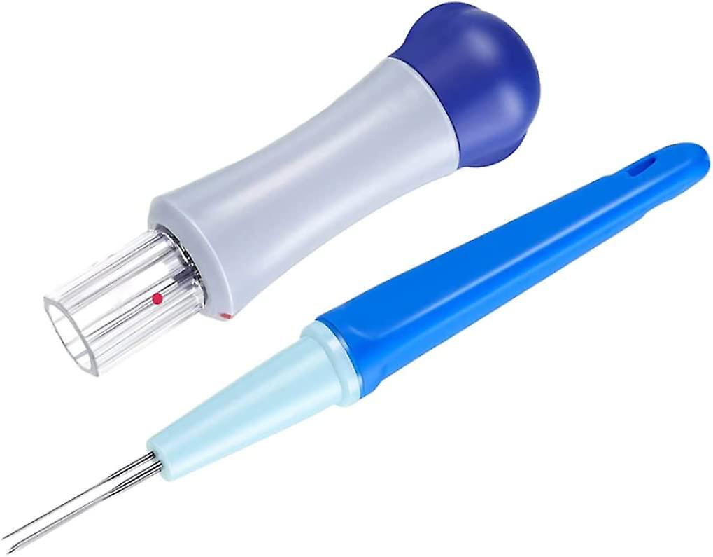 Felting Needle Tool Pen Style with 3 Needles and Punch Style with 7 Needles Felting Tool DIY Patchwork Making Tool DIY Wool Felting Tool.